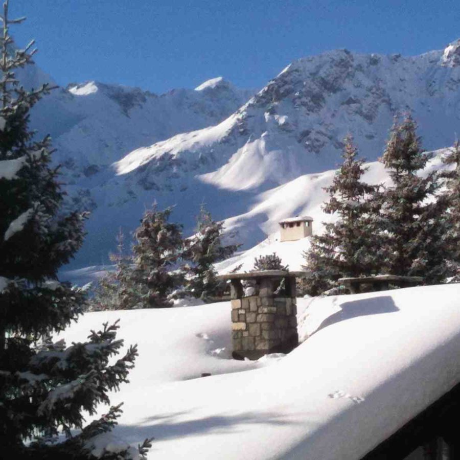 Ausblick vom Balkon